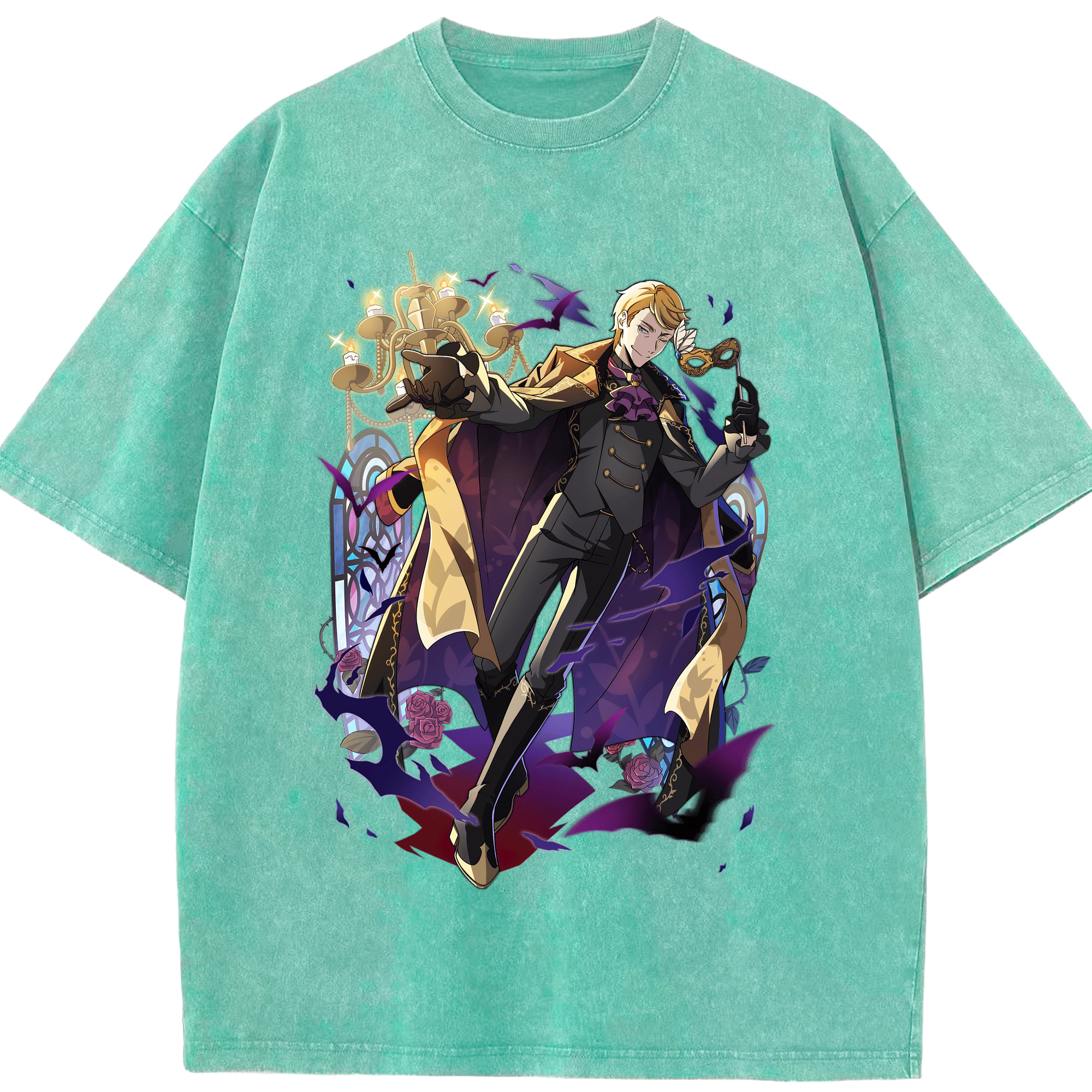 （画像用） 文豪ストレイドッグス Bungo Stray Dogs 綿100% ヴィンテージ風 半袖Tシャツ（フロントプリント）